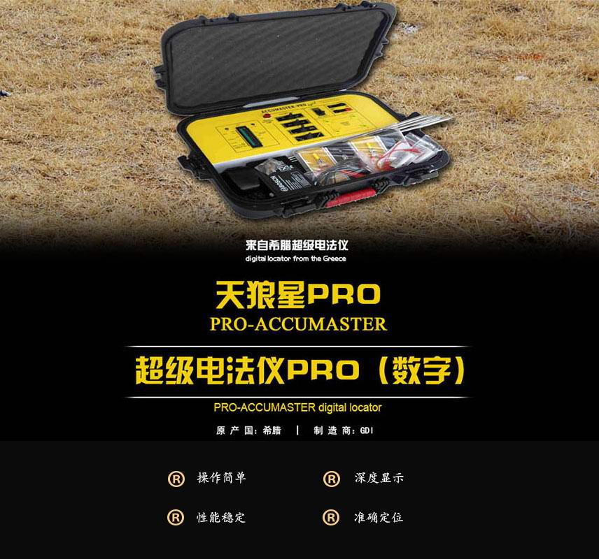 希臘GDI遠程搜索探測天狼星電法儀PRO（數(shù)字）定位地下金屬探測器